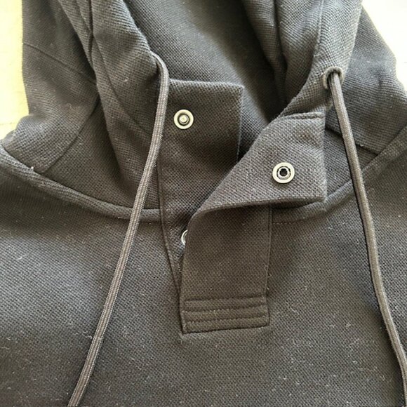 hugo boss  brand-appliqué regular-fit cotton-blend hoody - Picture 3 of 4